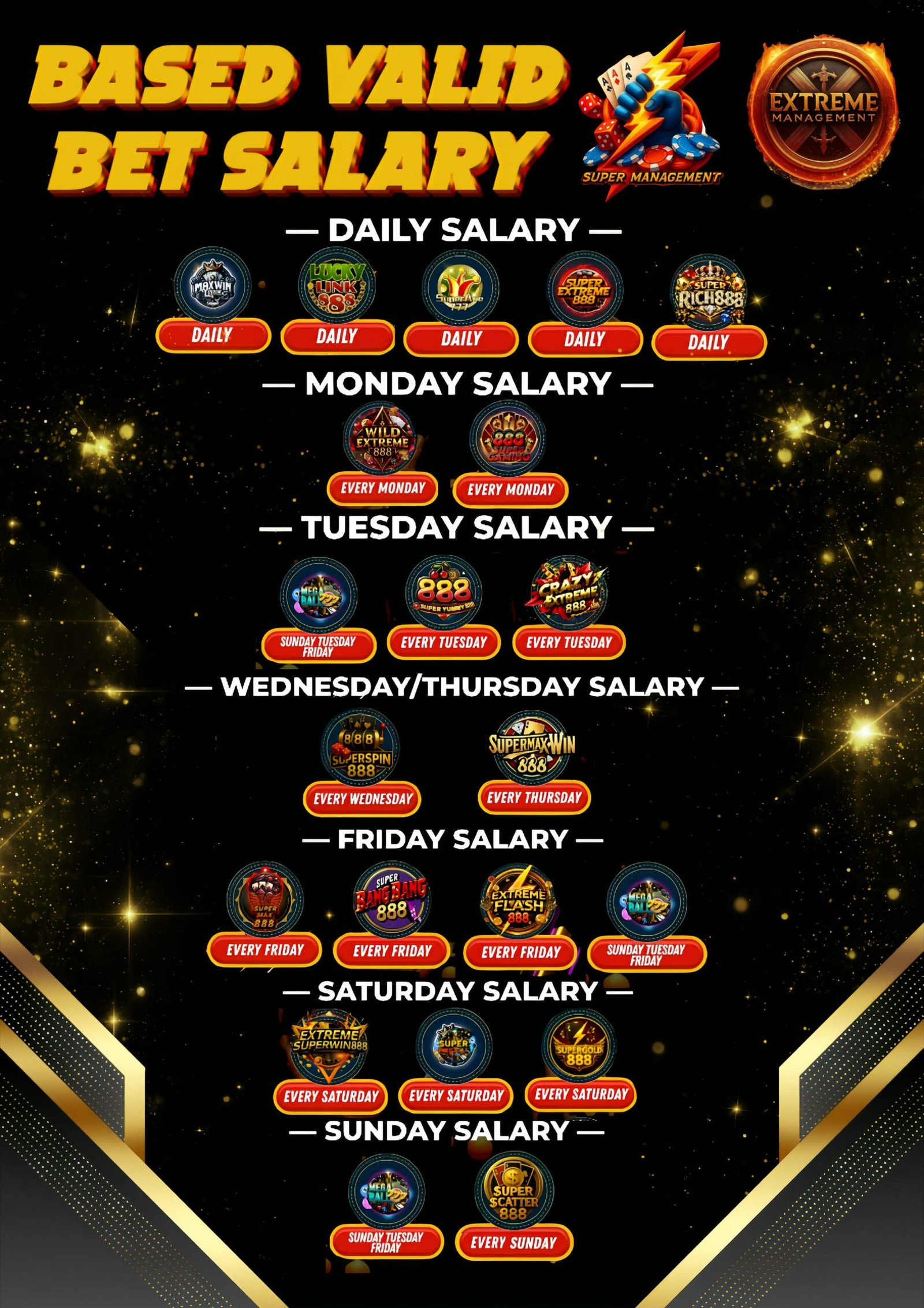 Extreme Management Best Valid Bet Salary